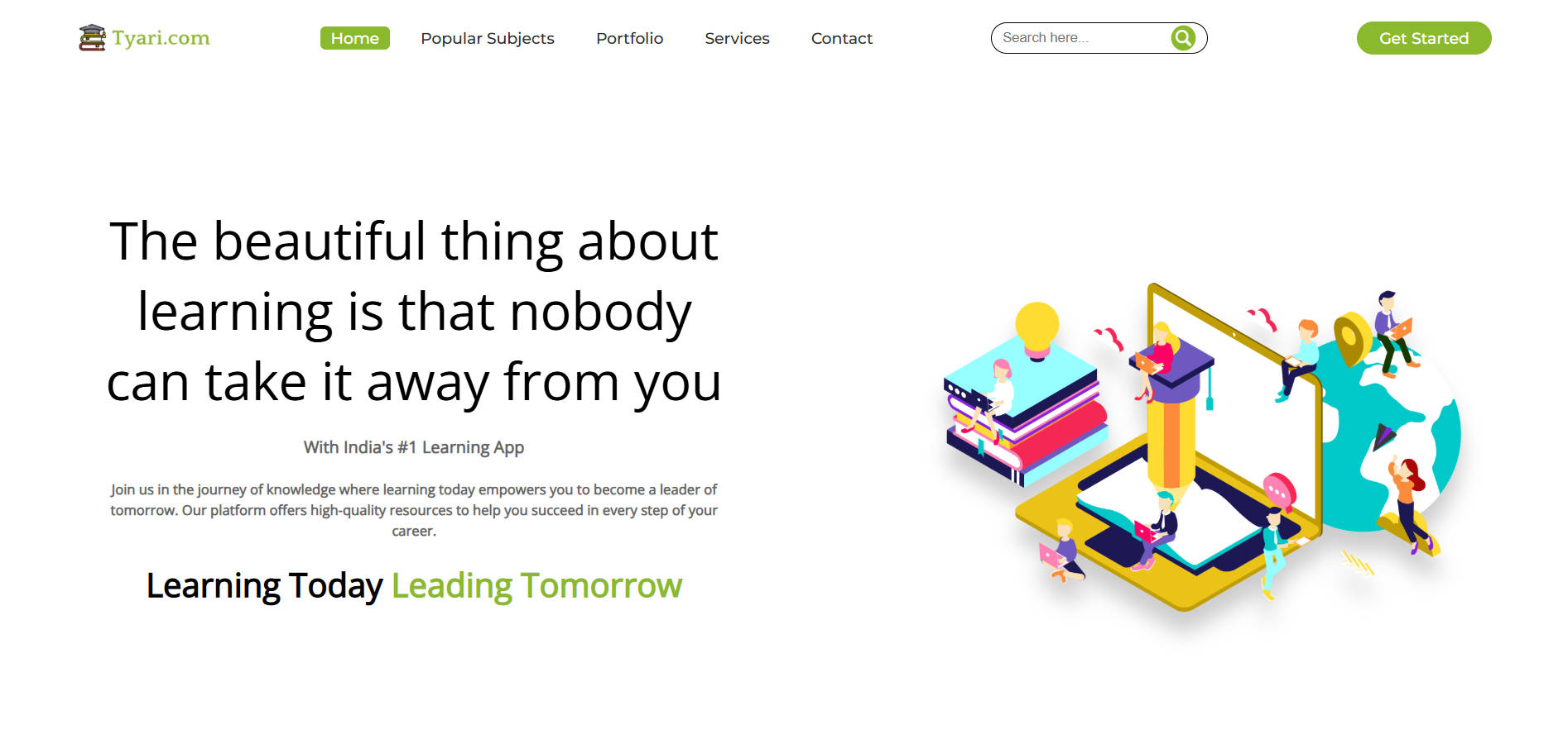 Tyari.com-landing-page